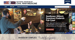 Desktop Screenshot of civilwarmed.org